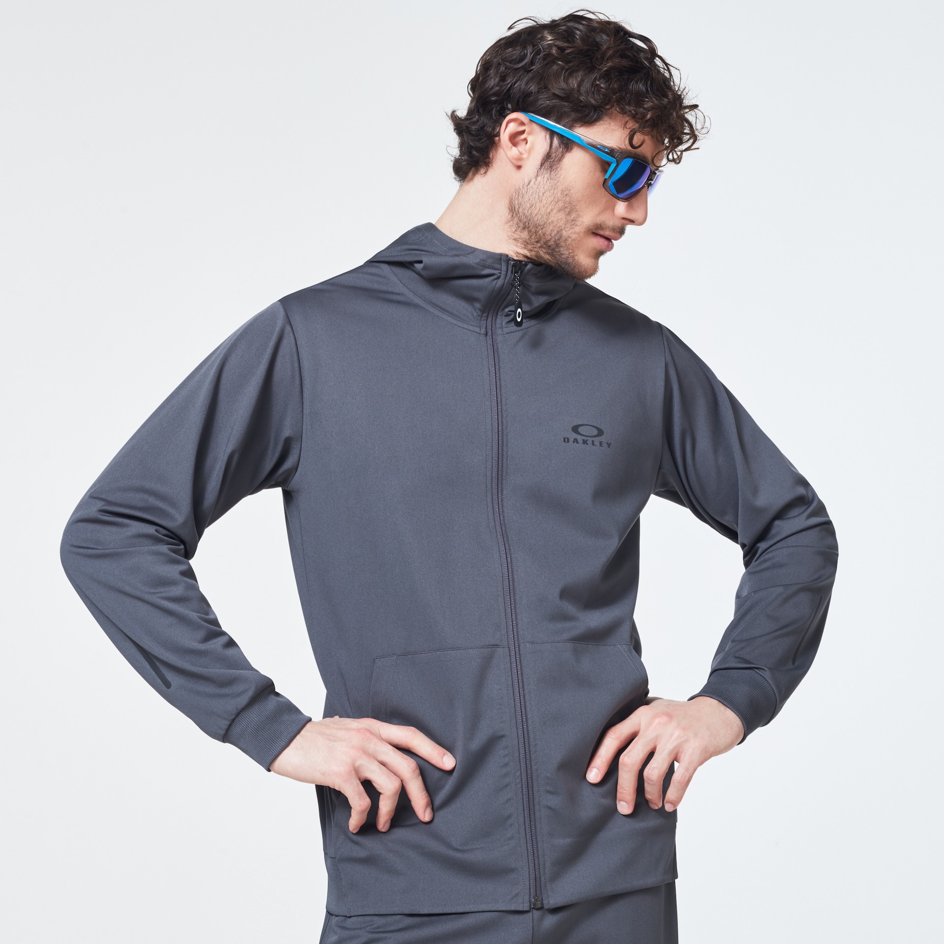 Oakley Foundational Training Hoodie FZ in Uniform Gray | Oakley