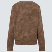 Enhance Qd Fleece Crew Ytr 4.0 - Brown Print