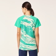 W Seeker Airline SS Jersey - Duality Swirl White/Mint