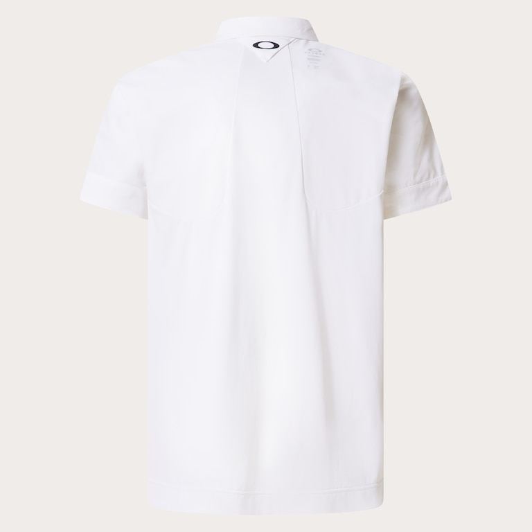 Skull Ideally Hybrid Zip Shirt - White