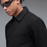 Off-Slope Solid Overshirt - Pitch Black