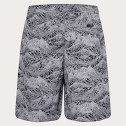 Outdoor Printed Short - Aop Mountain Black Cement
