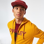 Teddy Full Zip Hoodie - Amber Yellow