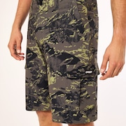 B1B Cargo Hybrid Short - Tiger Mountain Camo Green
