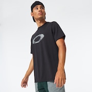 Blurred Static Icon Tee - Blackout
