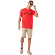 O-Double Stack Tee - Red Line
