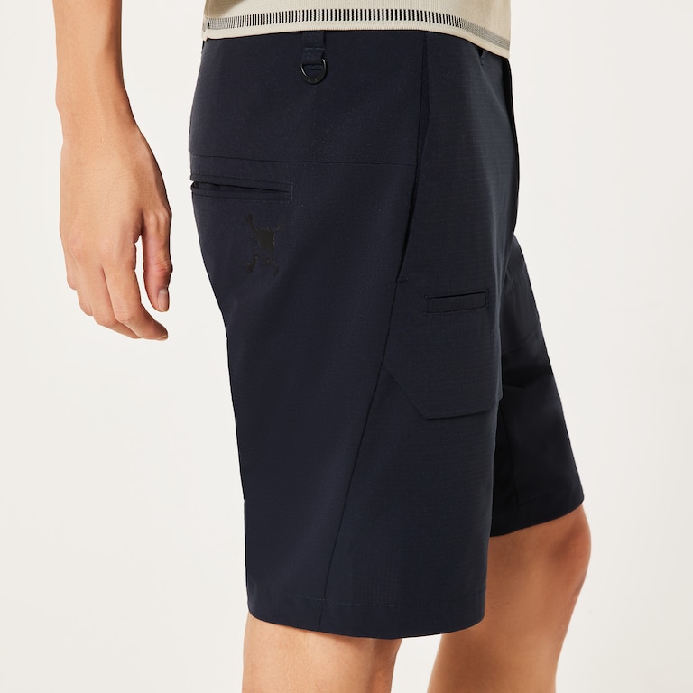 Skull Aerate Flap Shorts - Blackout