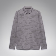 Oakley Delta Jacquard LS Shirt - Smoked Pearl