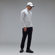 Skull Embossed LS Mock Shirt 2.0 - Nickel