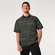 All Day  Rc Shirt - Brush Tiger Camo Green