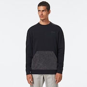 Soft Dye Crew Sweatshirt - Blackout