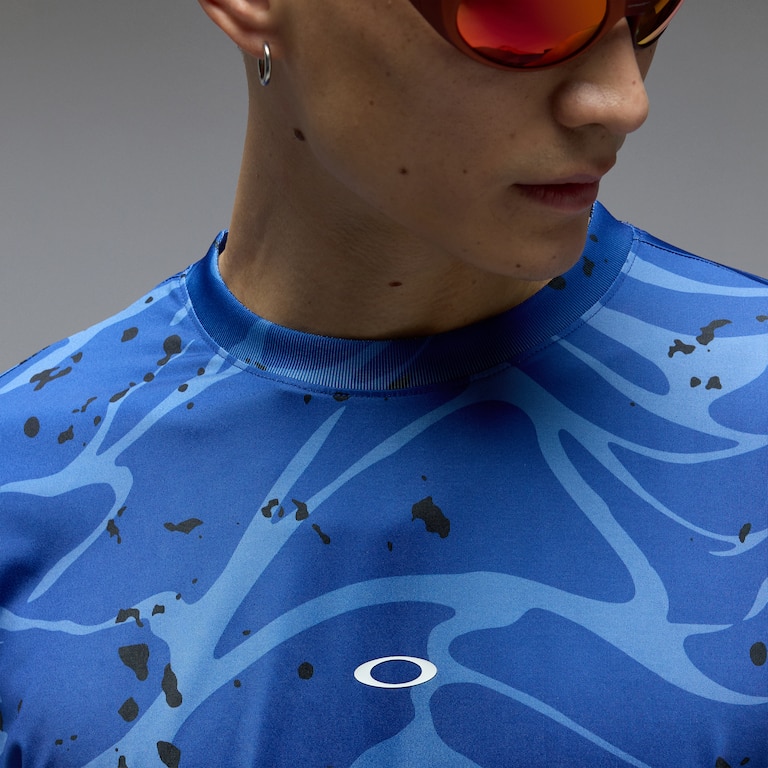 All Wave Sun Tee - Wave Allover Blue