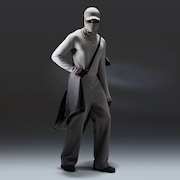 Latitude Veil Knitted Pant - Cement