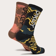 Camo B1B Rc Socks 2.0(2 Pcs) - Orange Stripe/Grip Camo
