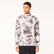 Latitude Arc Rc 1/4 Zip Fleece - Rocks Print Gray