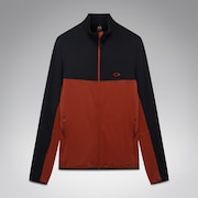 Canopy Full Zip Sweatshirt - Blackout/Flame Red