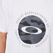 Camo Float Ellipse Tee - White