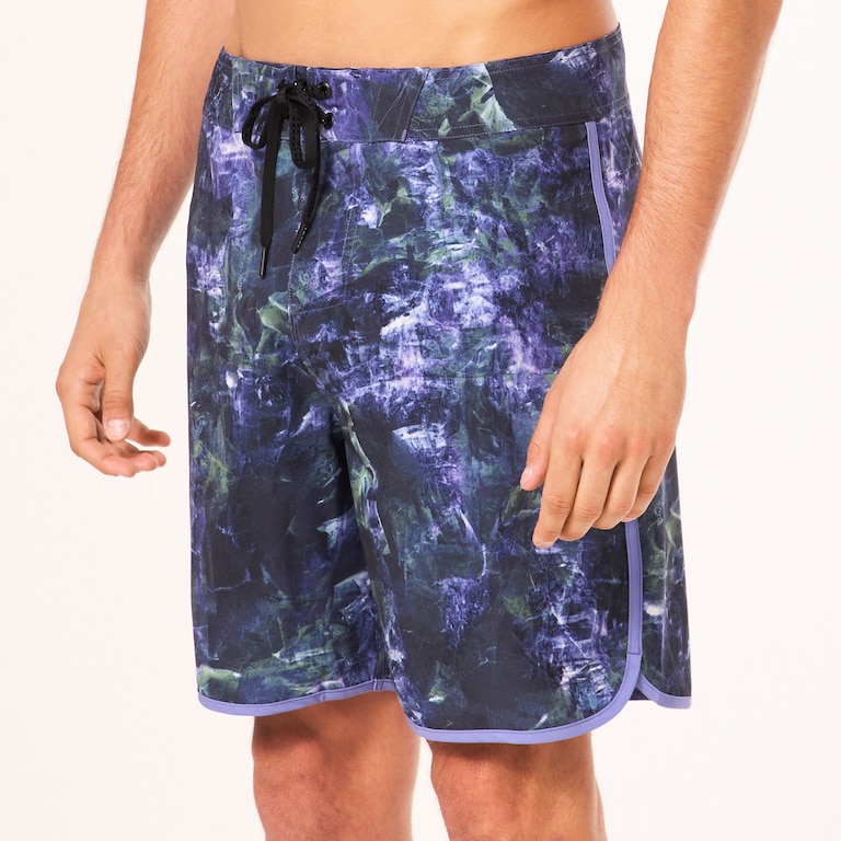 Session Rc 19" Boardshort - Rocks Print Black