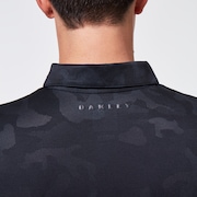 Camo Stripes Polo - Blackout
