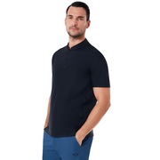 Engineered Short Sleeve Polo Bomber Collar - Blackout