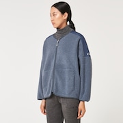 Radiant Fluffy Boa Jacket 4.0 - Dark Aqua