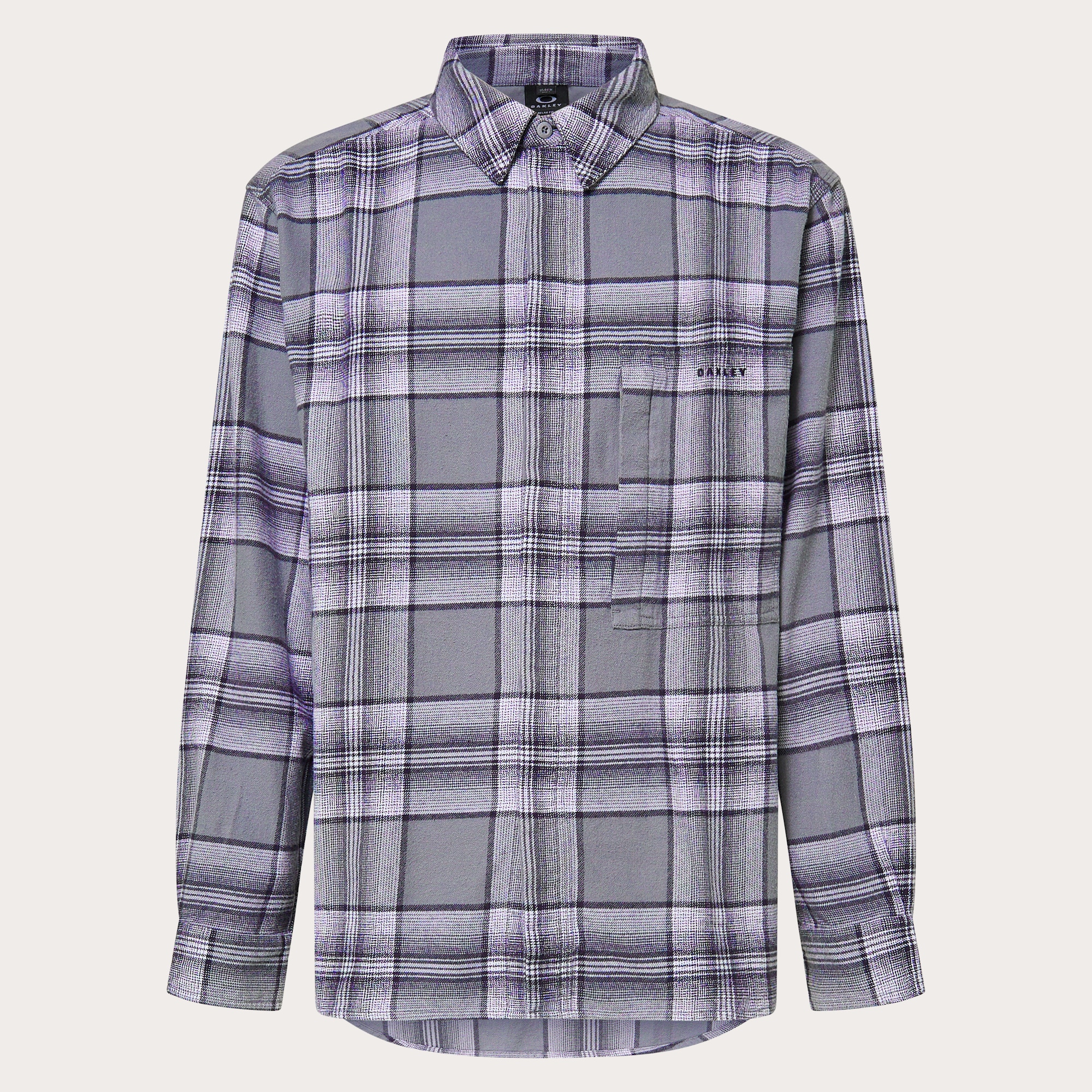 Oakley Oak Plaid LS Shirt in Cement/Graphite/White | Oakley® US
