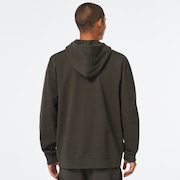 Teddy Full Zip Hoodie - New Dark Brush/Black