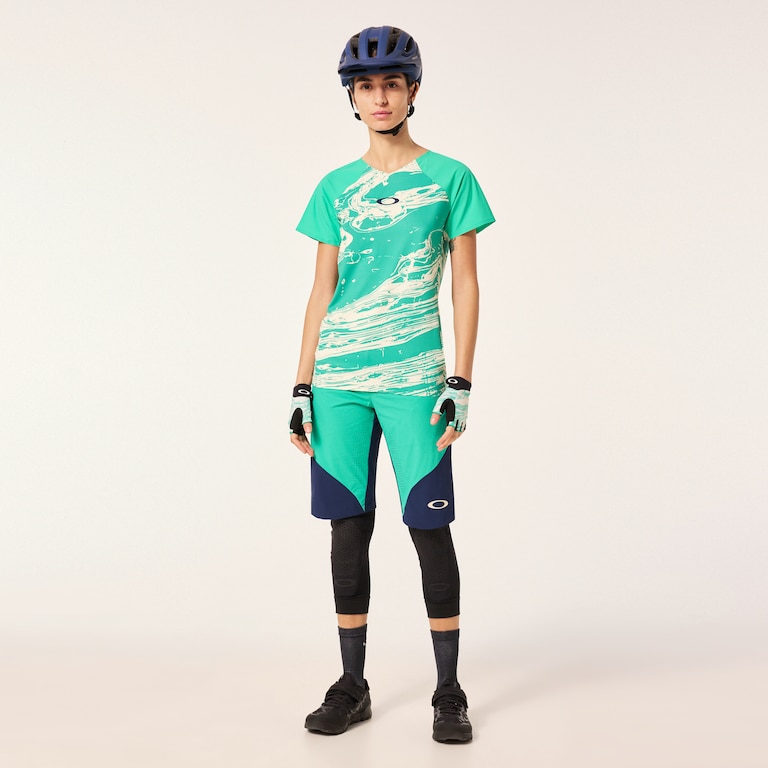 W Seeker Airline SS Jersey - Duality Swirl White/Mint