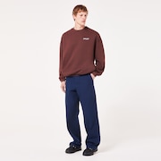 Mtl Ringed B1B Crew Sweatshirt - Grenache