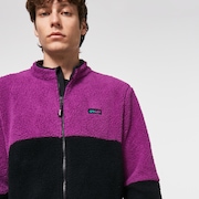 Gradient B1B patch FZ fleece - Blackout/Ultra Purple