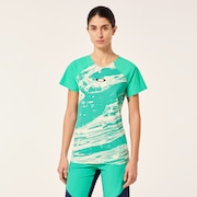W Seeker Airline SS Jersey - Duality Swirl White/Mint