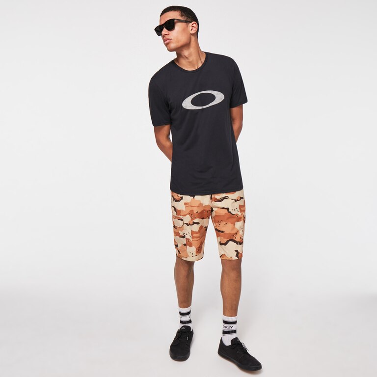 Embossed Ellipse Tee - Blackout