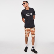 Embossed Ellipse Tee - Blackout