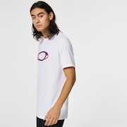 Marbled Ellipse Tee - White
