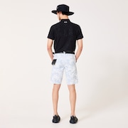 Skull Spotted Jacquard Mock - Pitch Black