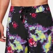 Floral Splash 19" Boardshort - Acid Flower Print