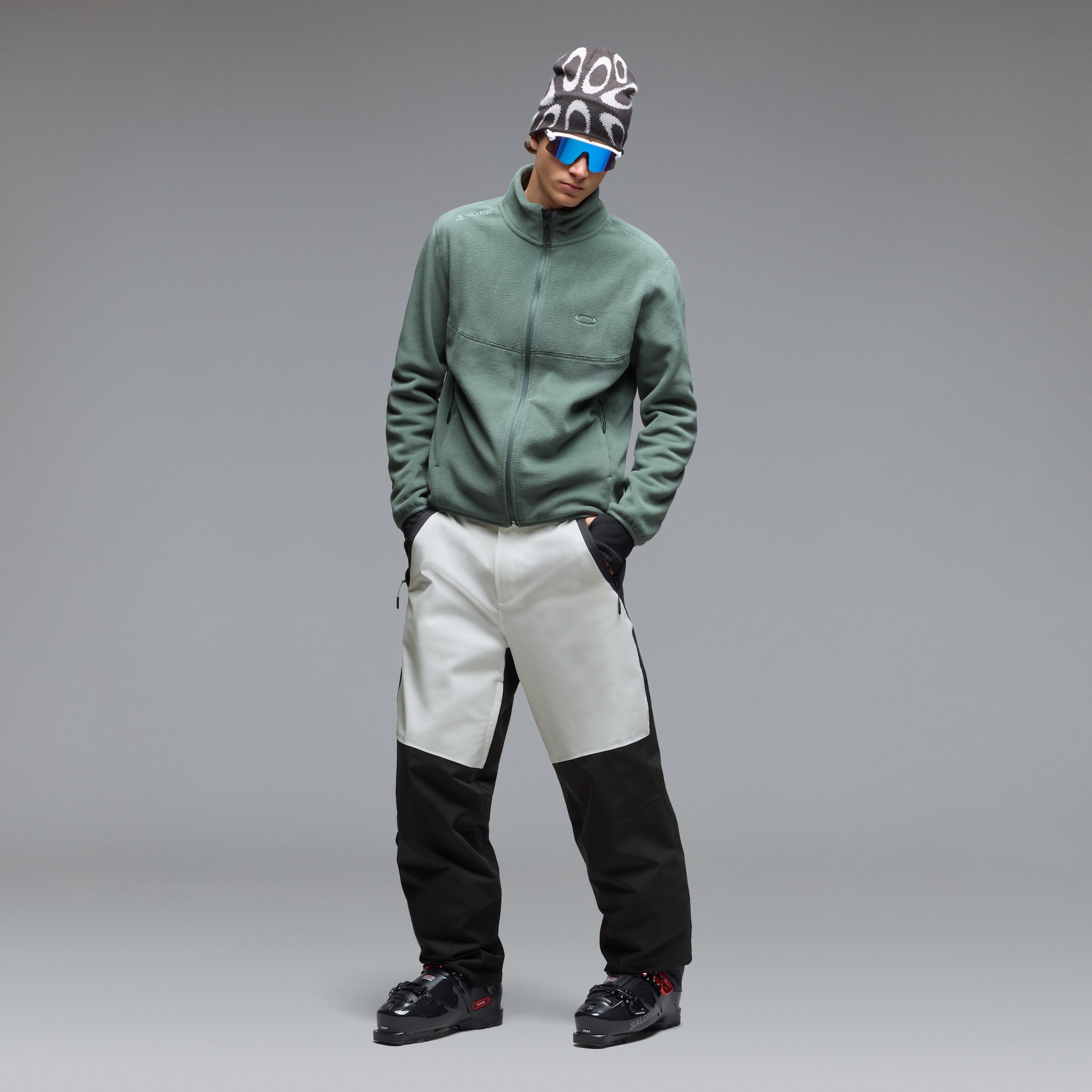 Oakley Canopy Polar Zip Sweatshirt​ In Green