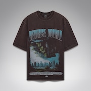 Reverse World Tee - Pitch Black