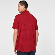Oakley Dimension Jacquard Polo - Iron Red
