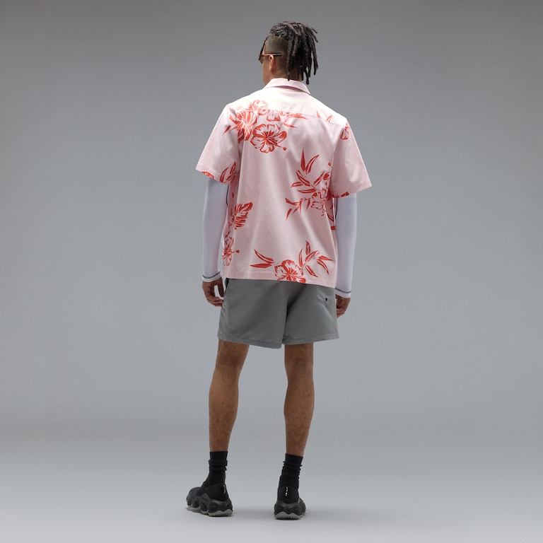Hibiscus Breeze Shirt - Aop Hibiscus Pink/Orange