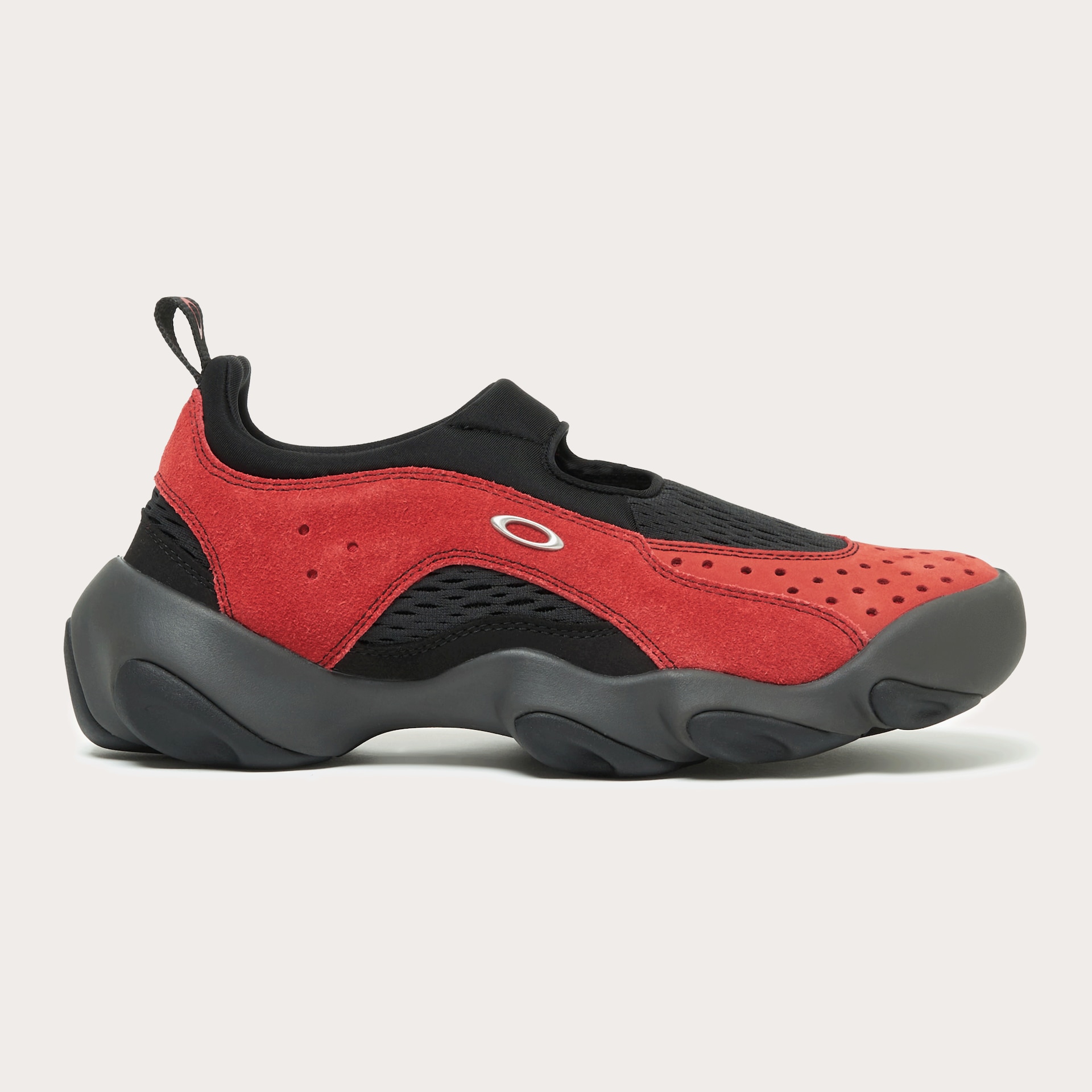 Oakley Factory Team Flesh Sandal in Lava/Black | Oakley® US