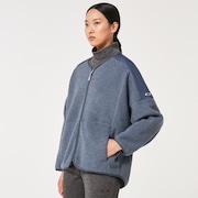 Radiant Fluffy Boa Jacket 4.0 - Dark Aqua