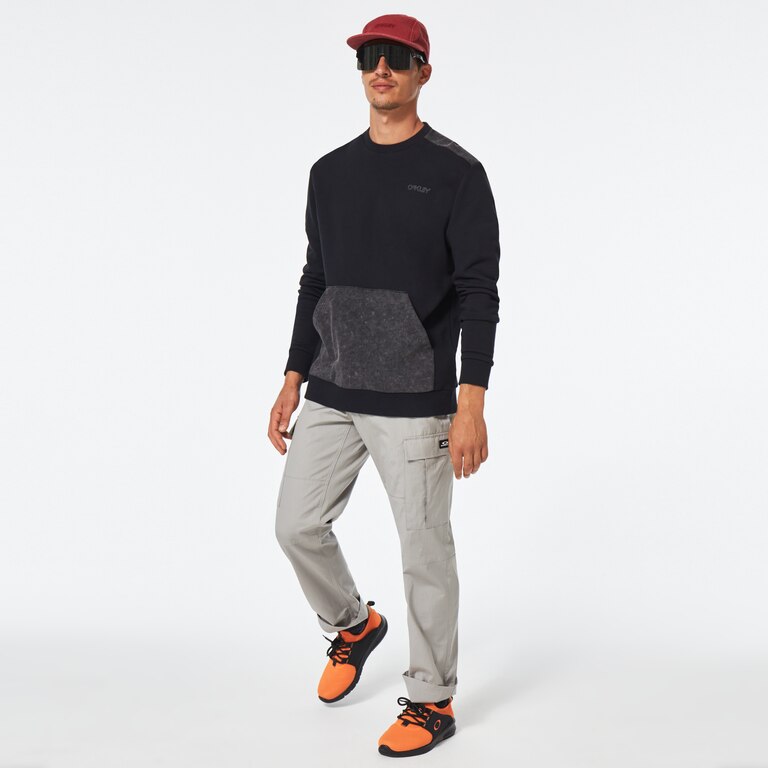 Soft Dye Crew Sweatshirt - Blackout