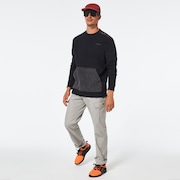 Soft Dye Crew Sweatshirt - Blackout