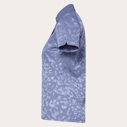 Elevate Spotted Jacquard Polo - Flint Stone