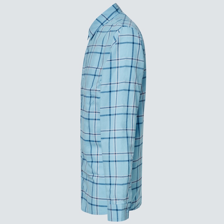Pacific Button Down LS - Aviator Blue Check
