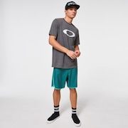Laser Stripe Ellipse Tee - New Athletic Gray
