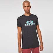 3D Repeat Bark Tee - Dark Gray Heather