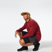 Soft Dye Crew Sweatshirt - Iron Red