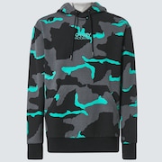 Factory Pilot Rc Hoodie - B1B Camo Black/Mint/Gray